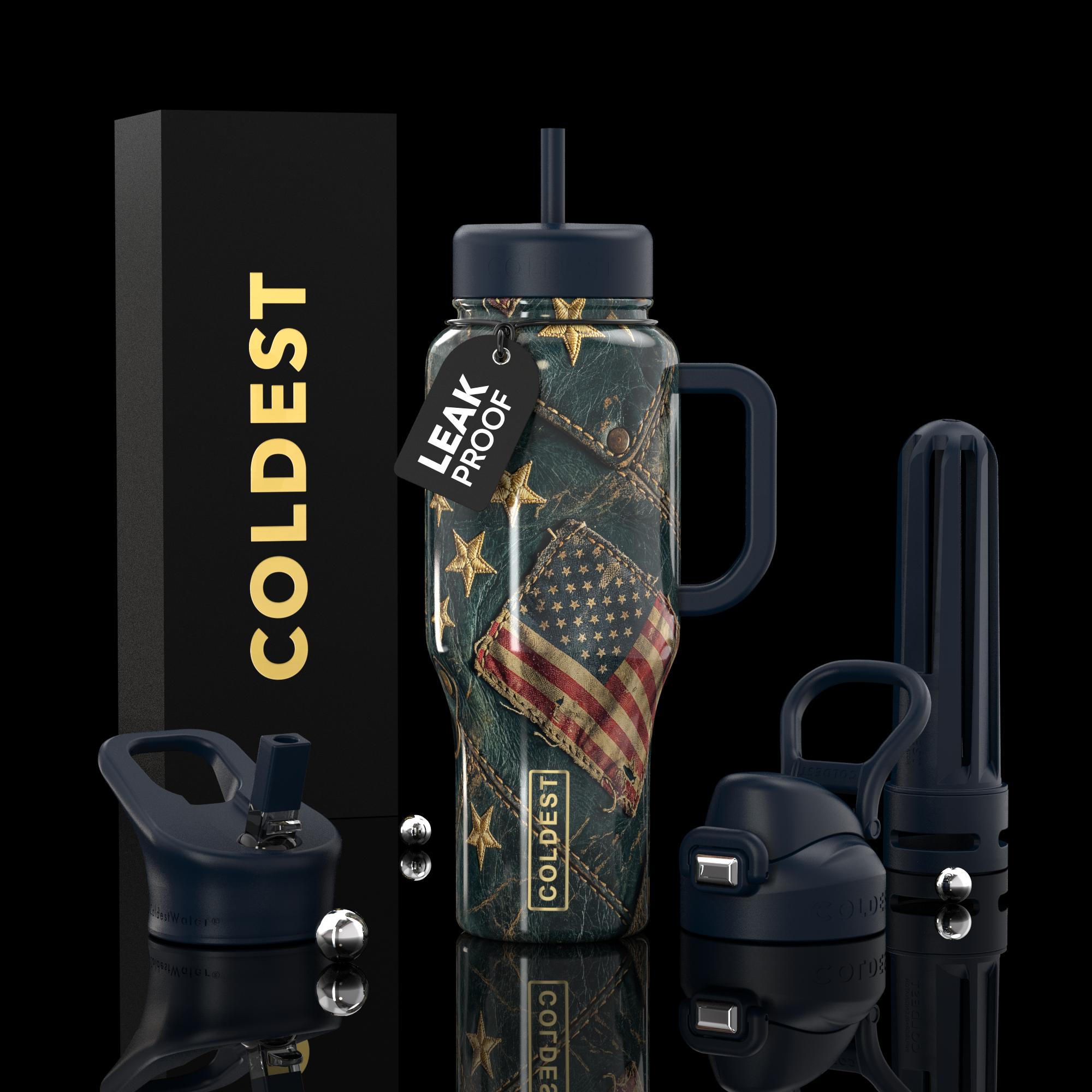 COLDEST 36oz Limitless Ultra V8 Hydration Bottle