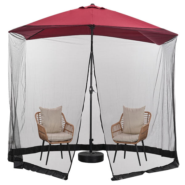 7.5-11 FT Patio Umbrella Mosquito Net
