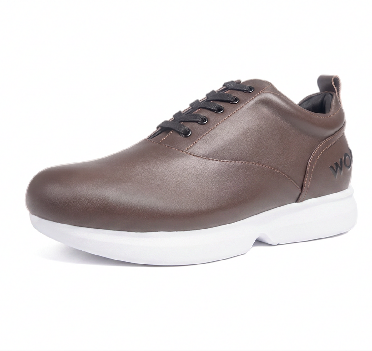Brown & White WOA Dress Sneaker
