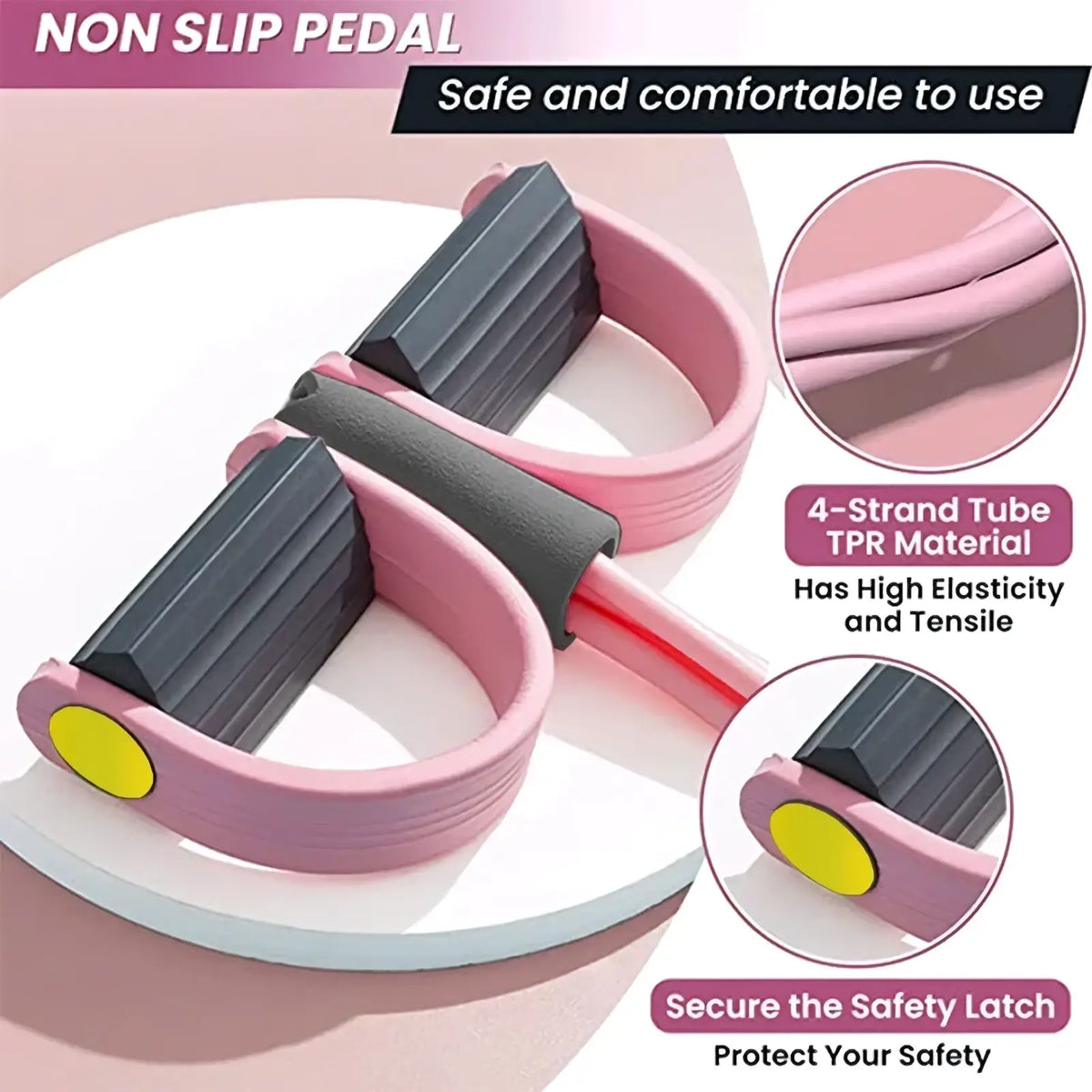 4-tube Resistance Band Pedal Puller Fitness Equipment