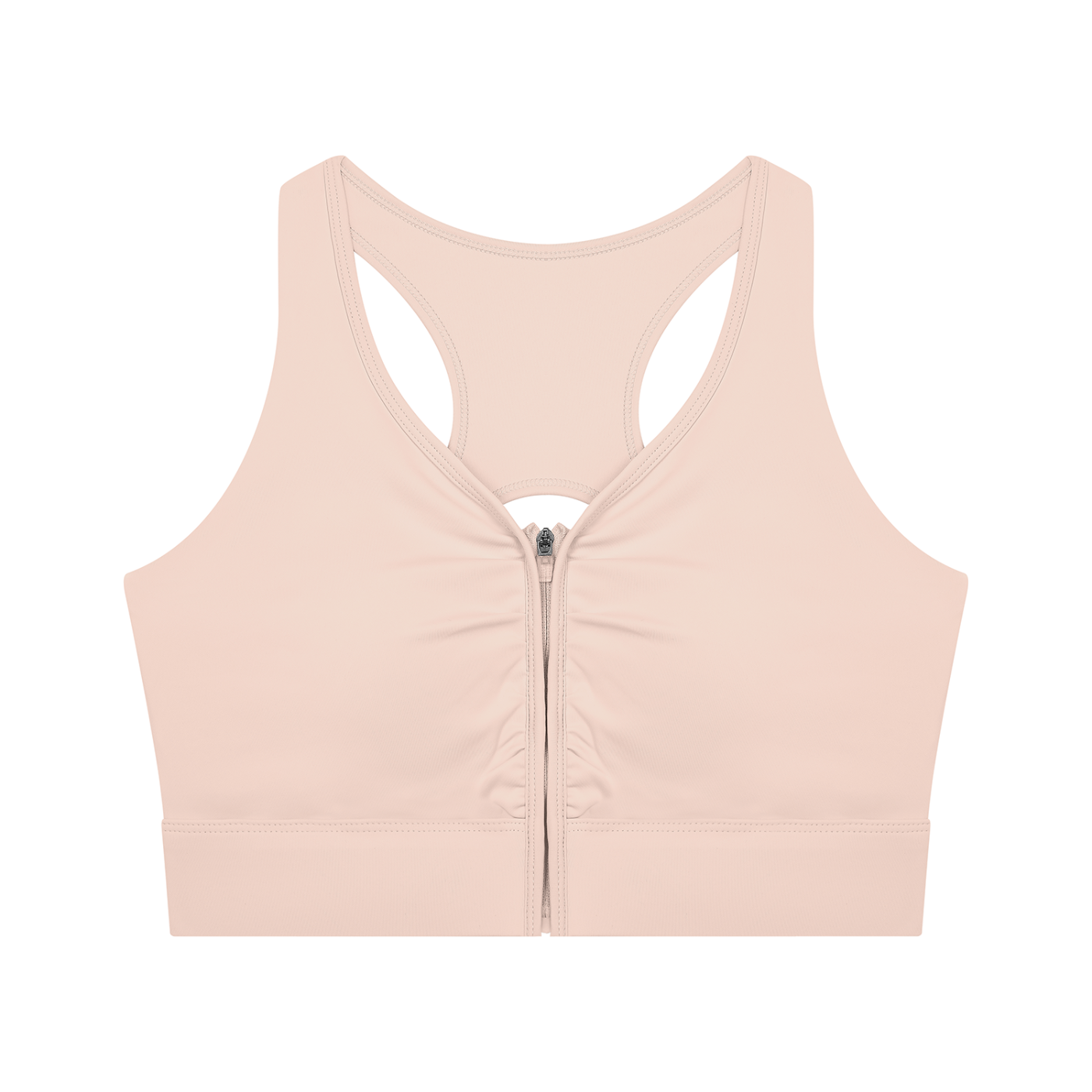 Loki & Ivy Women’s Cropped Zip Yoga Sports Bra