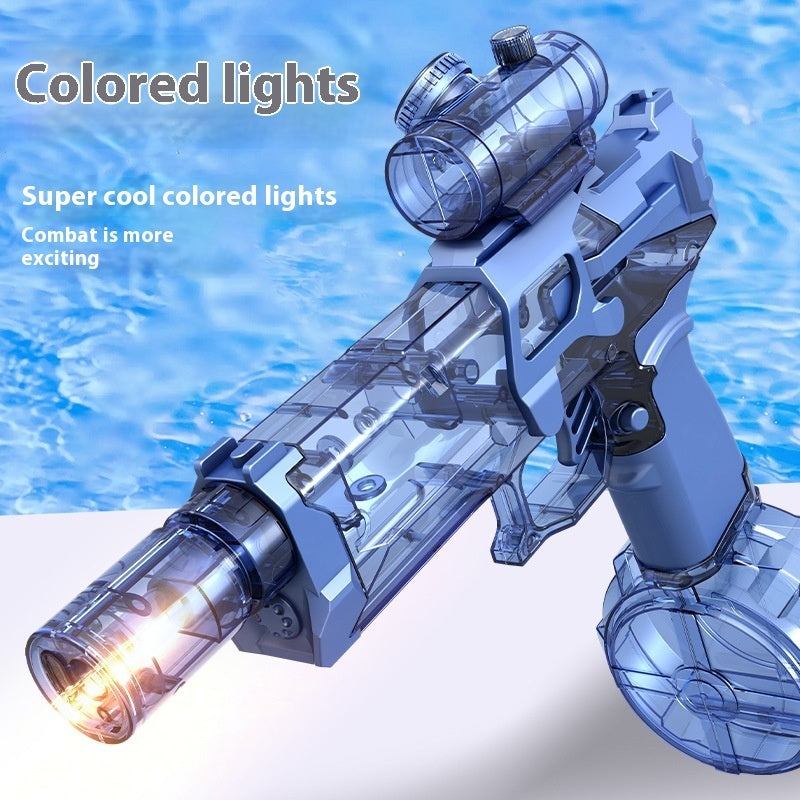 Fire Rat Electric Water Pistol Cool Light Fully Automatic Water Spray Gun