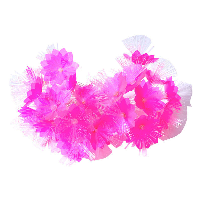LED Optical Fiber Flower Light String Flashing Light Wedding
