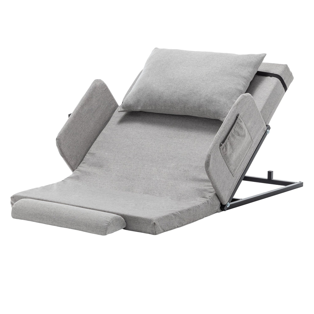 Bed Backrest Electric Adjustable 68 Degree Safety Rails Washable 300 LB