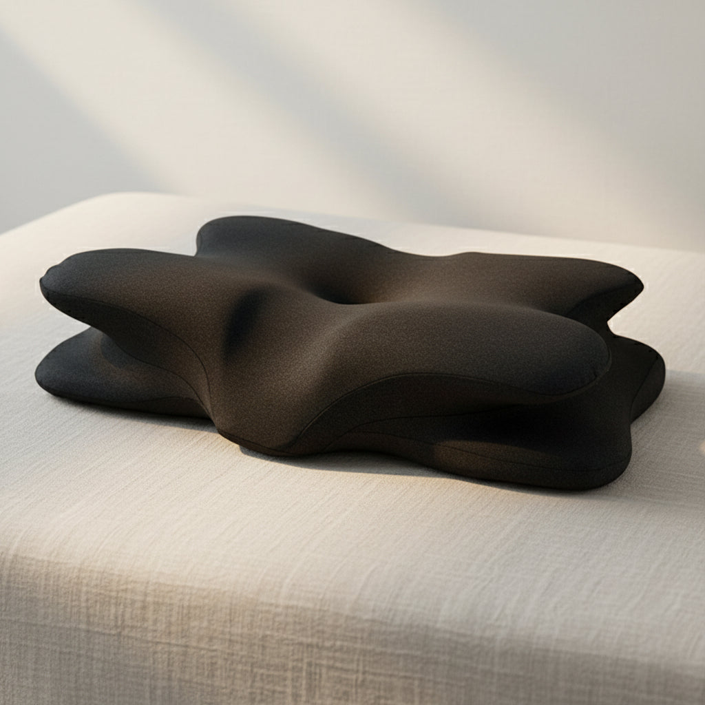 Memory Foam Butterfly Cervical Pillow – Slow Rebound, Breathable, 3 Fabric Options