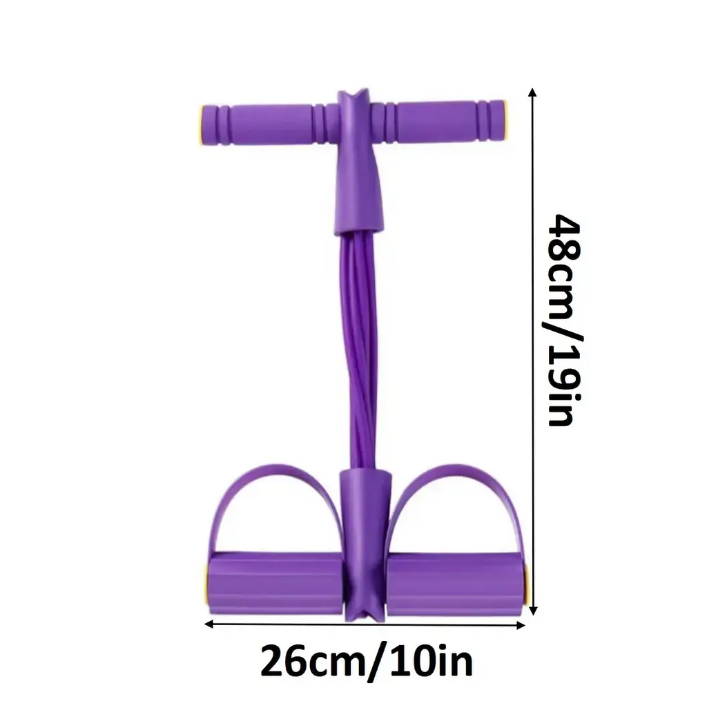 6-tube Pedal Resistance Band Fitness Equipment