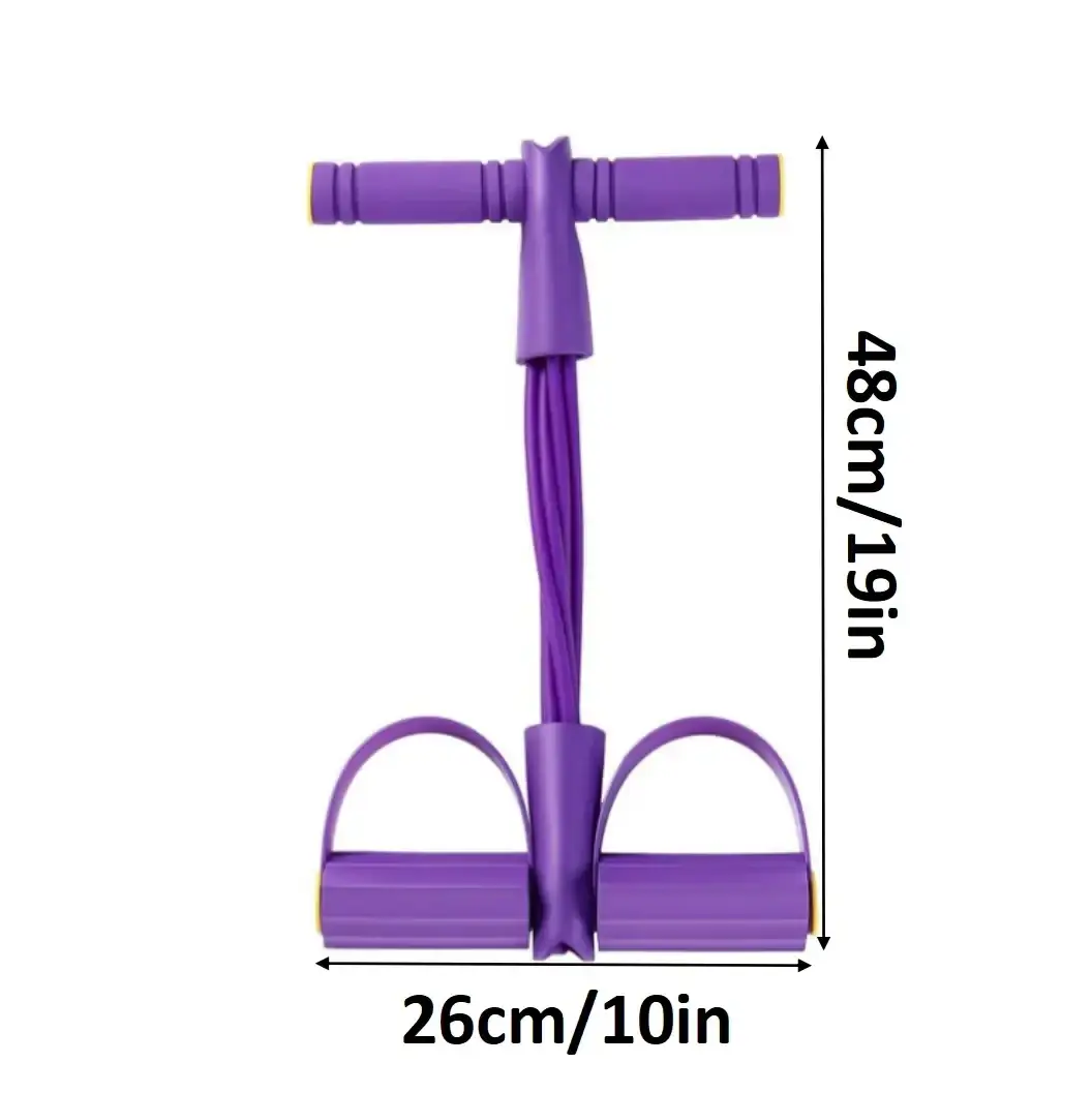6-tube Pedal Resistance Band Fitness Equipment