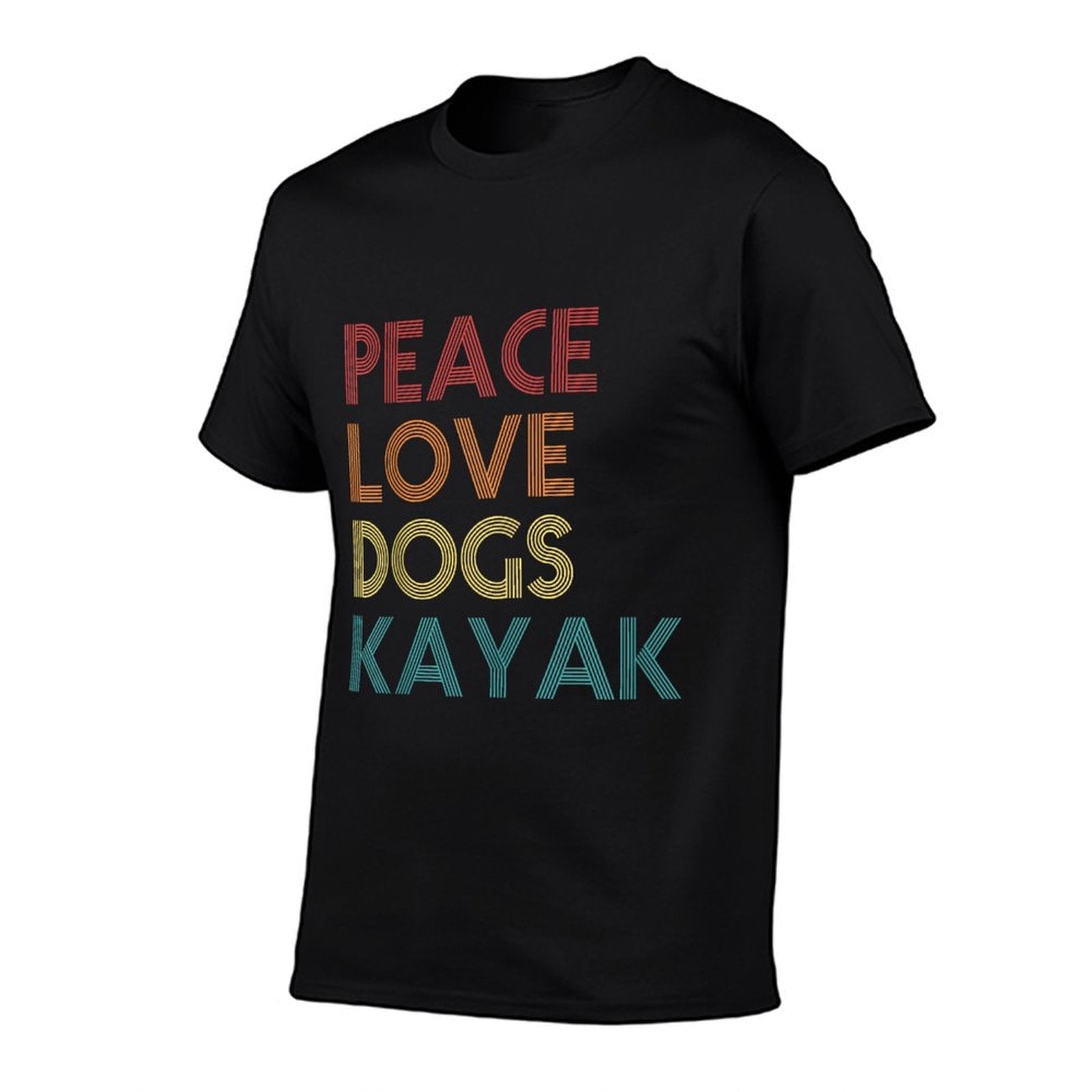 Kayaking Apparel And Dog Lovers Vintage Retro T-Shirt