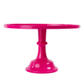 Bright Hot Pink Melamine Pedestal Cake Stand  | NEW