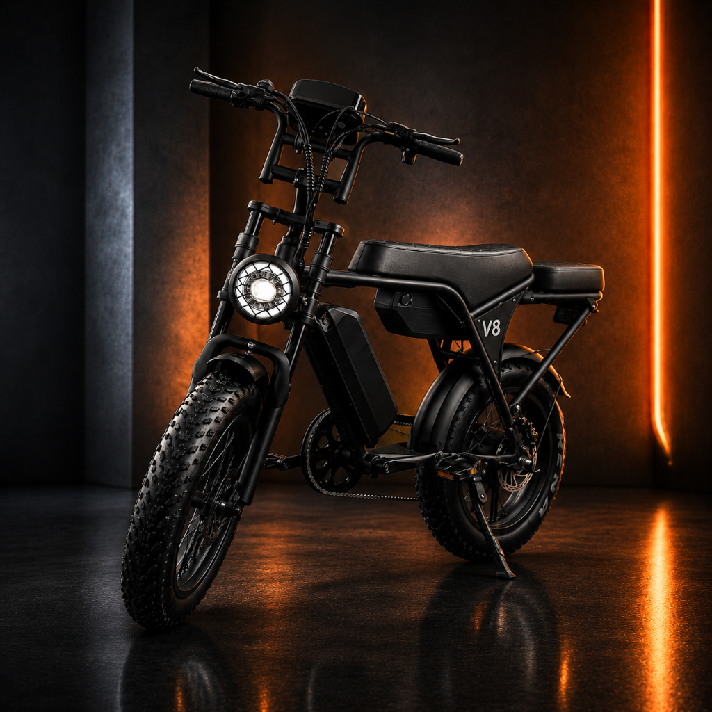 V8 MAX Dual-Battery (750W) Electric Bike