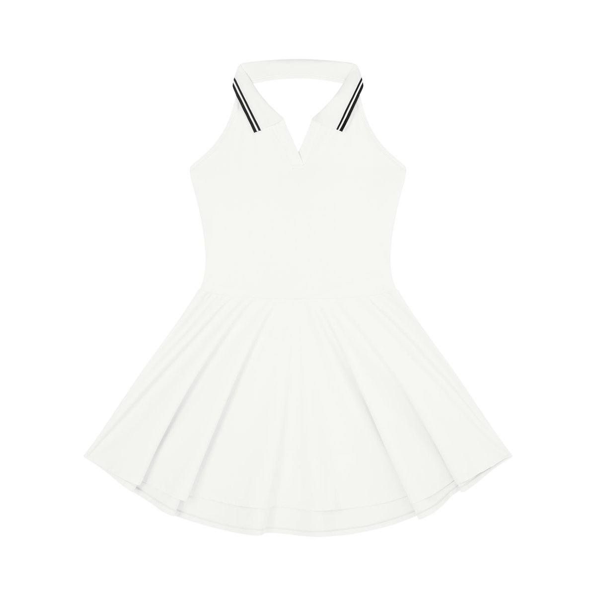 Loki & Ivy Collared Halter Tennis Dress