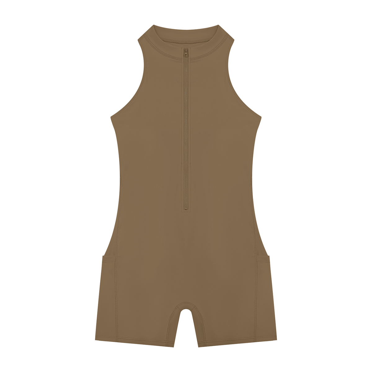 Loki & Ivy Women’s Quarter-Zip Yoga Romper