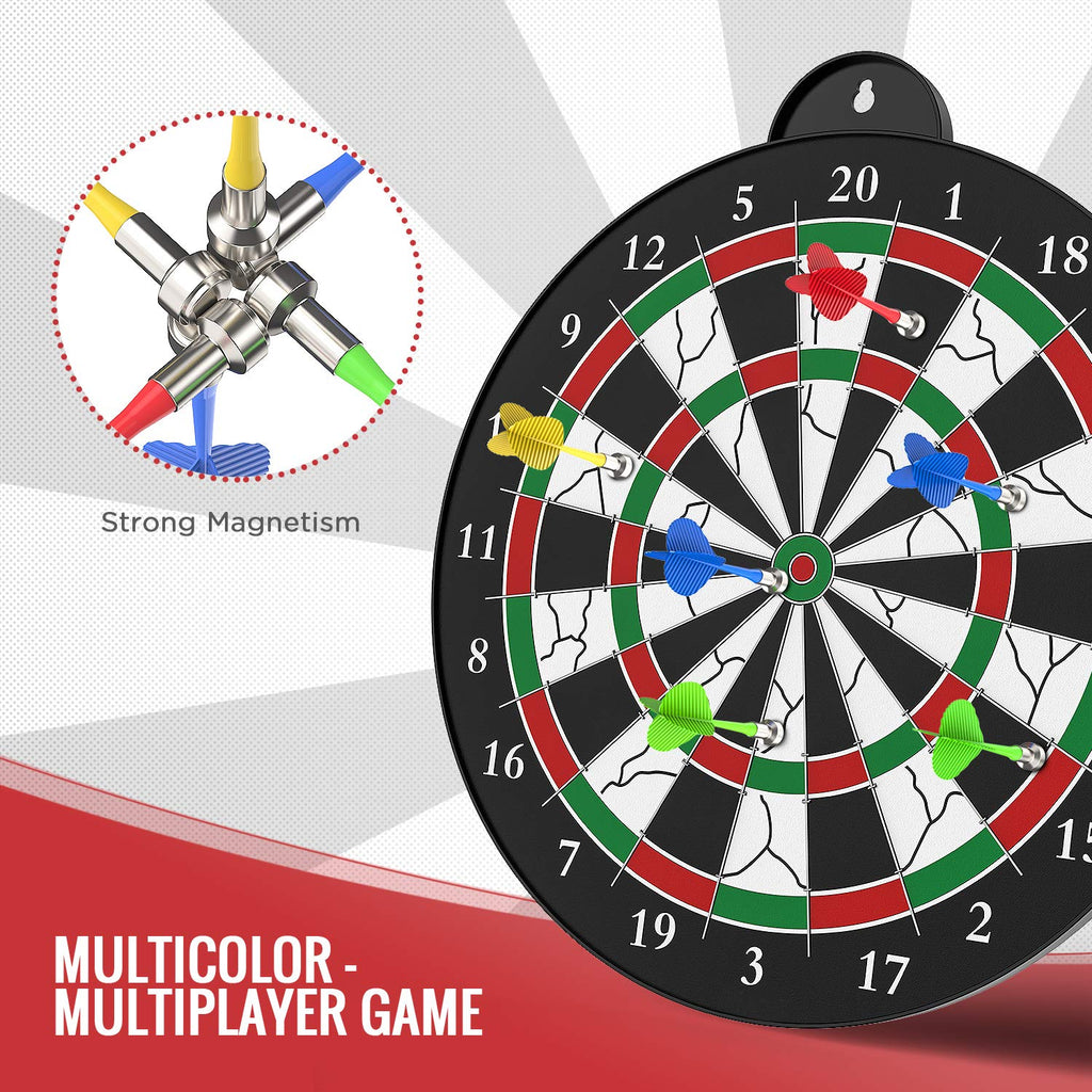 Magnetic Dart Board, 12pcs, Safe Indoor