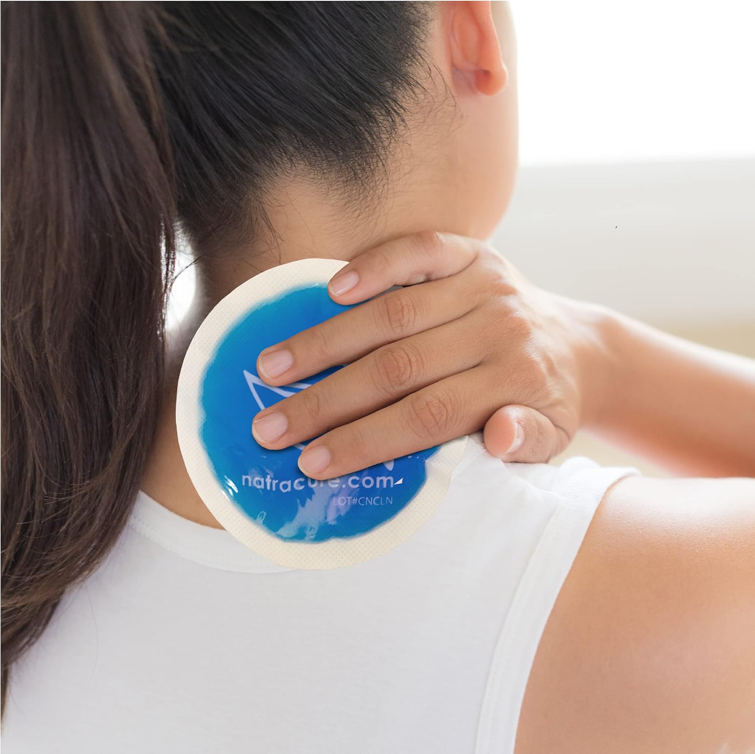 Small Gel Ice Cold Packs for Face – 4" Round, Reusable Cold Compress (5-Pack)