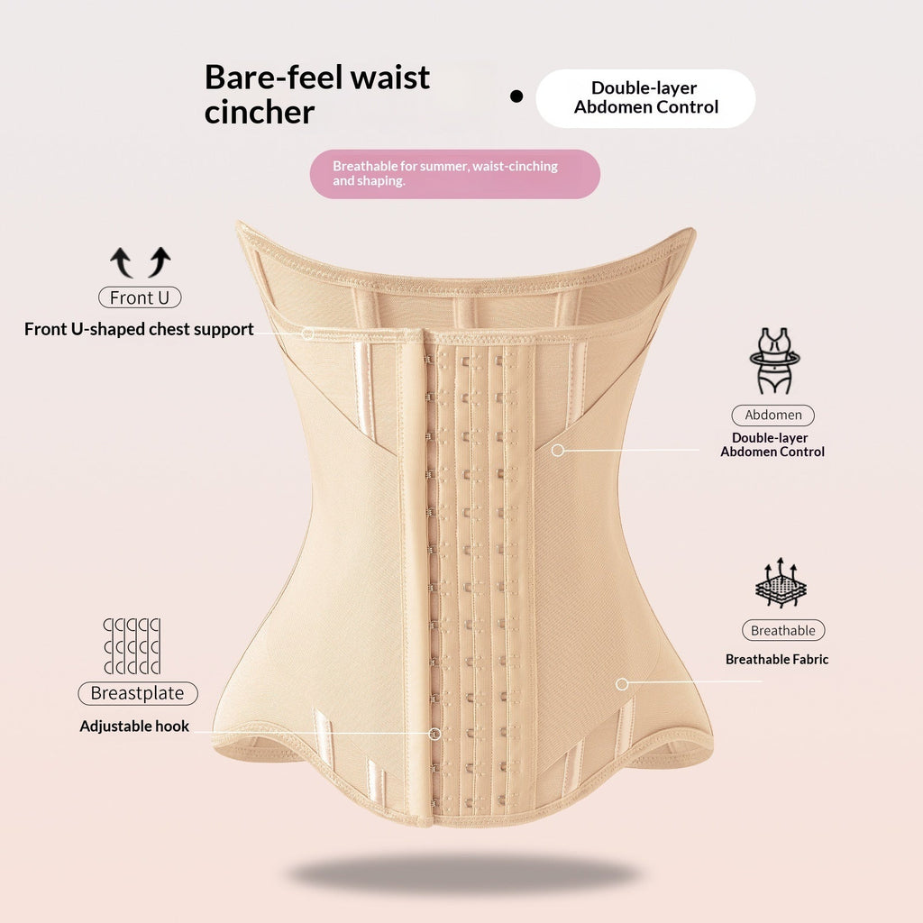Waist Trainer Corset, Breathable, Enhanced