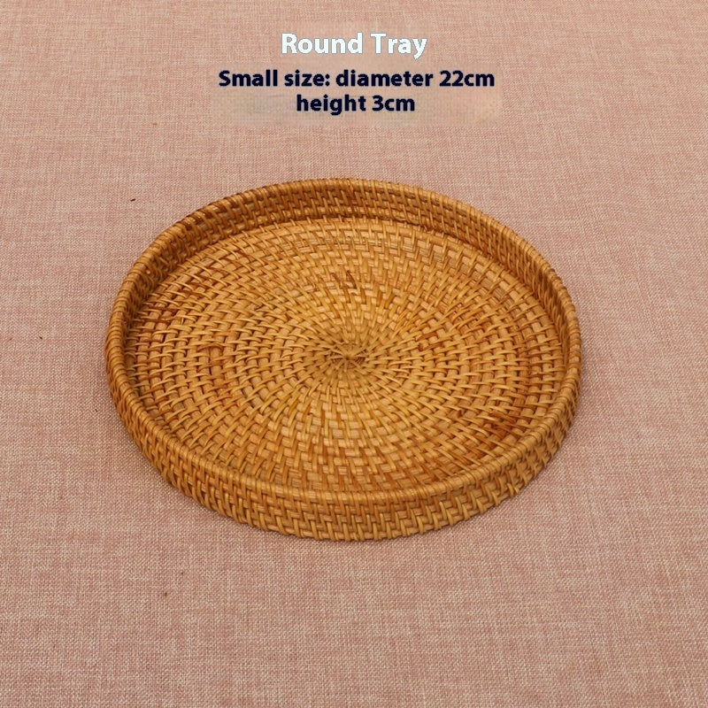 Handwoven Rattan Tray