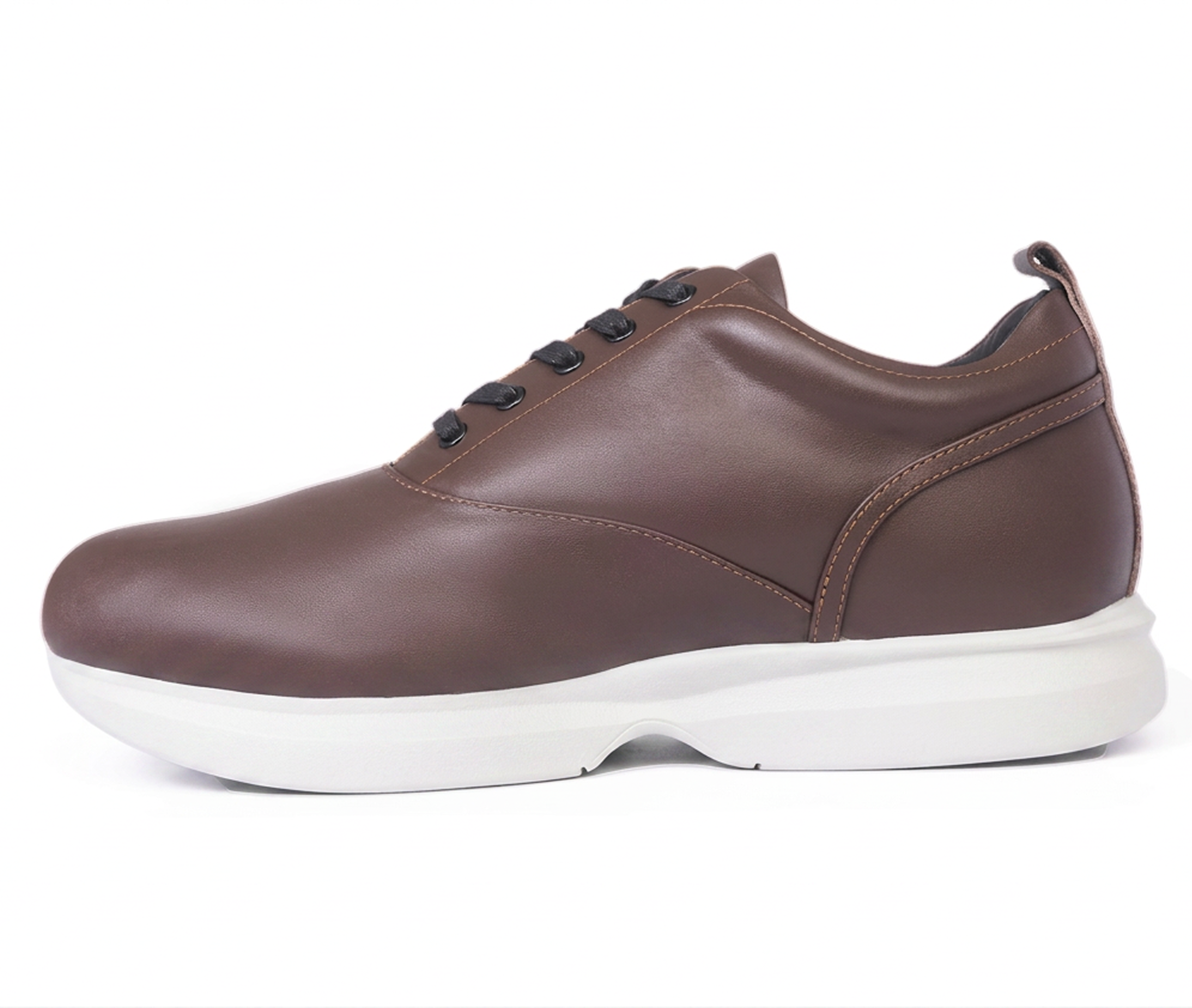 Brown & White WOA Dress Sneaker
