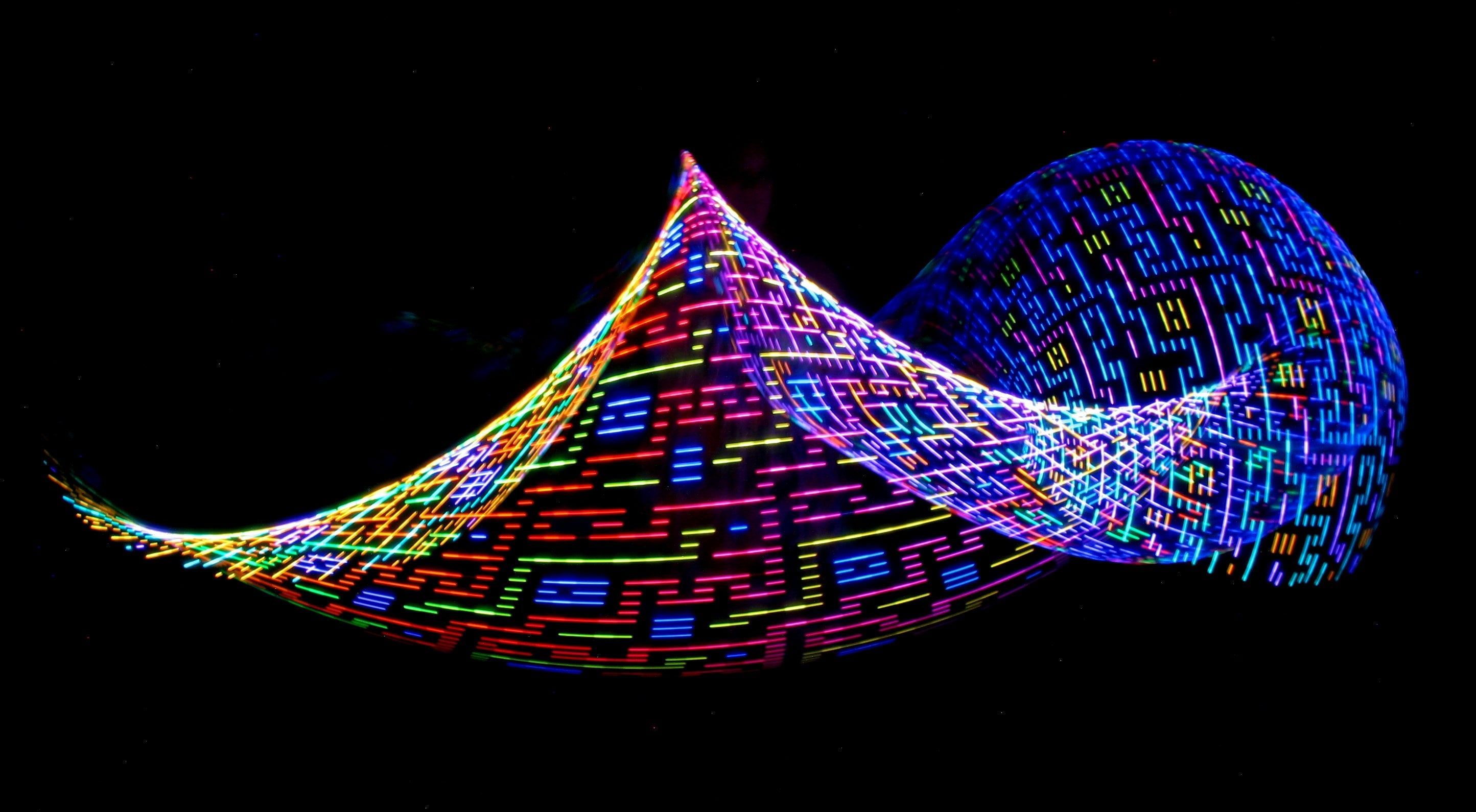 Hoops - Ready to Ship Atomic V LED Hula Hoops