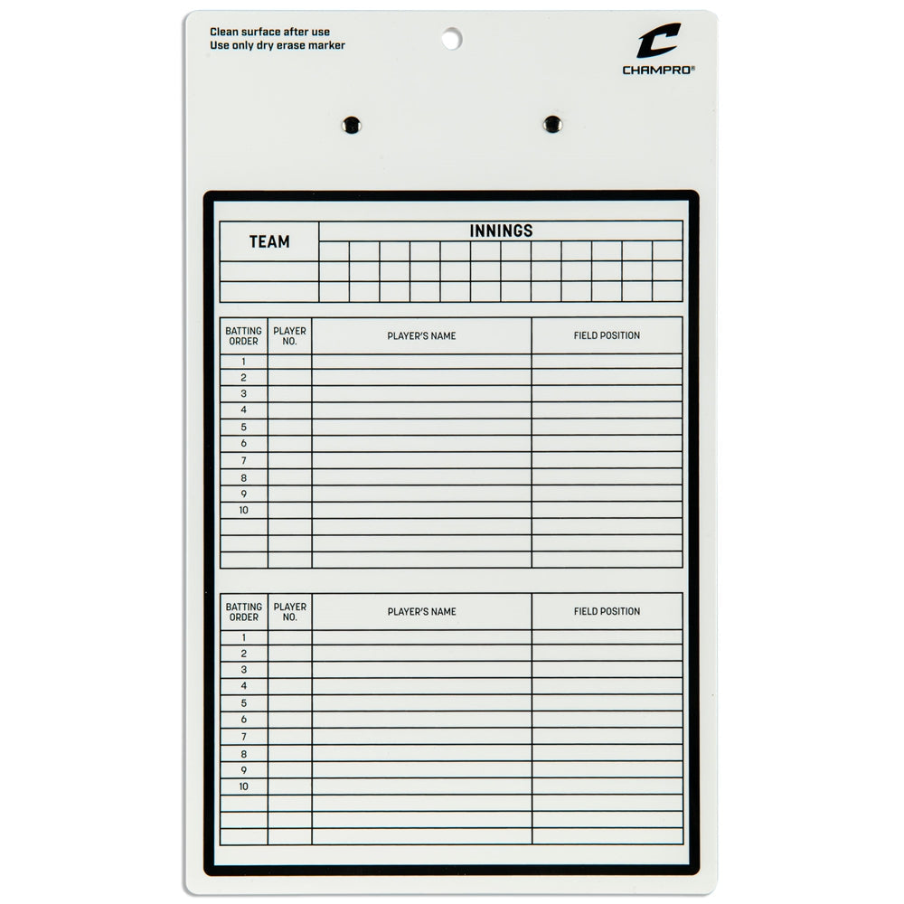 BASEBALL/SOFTBALL COACHES BOARD | BASEBALL & SOFTBALL COACHING BOARD