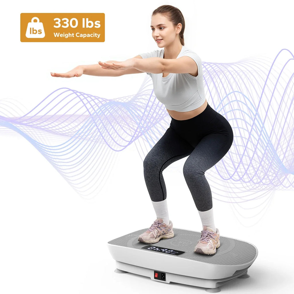 MERACH Vibration Plate CV30 Exercise Machine Whole Body Workout Power Vibrate Fitness Platform Vibration Weight Loss&Shaping