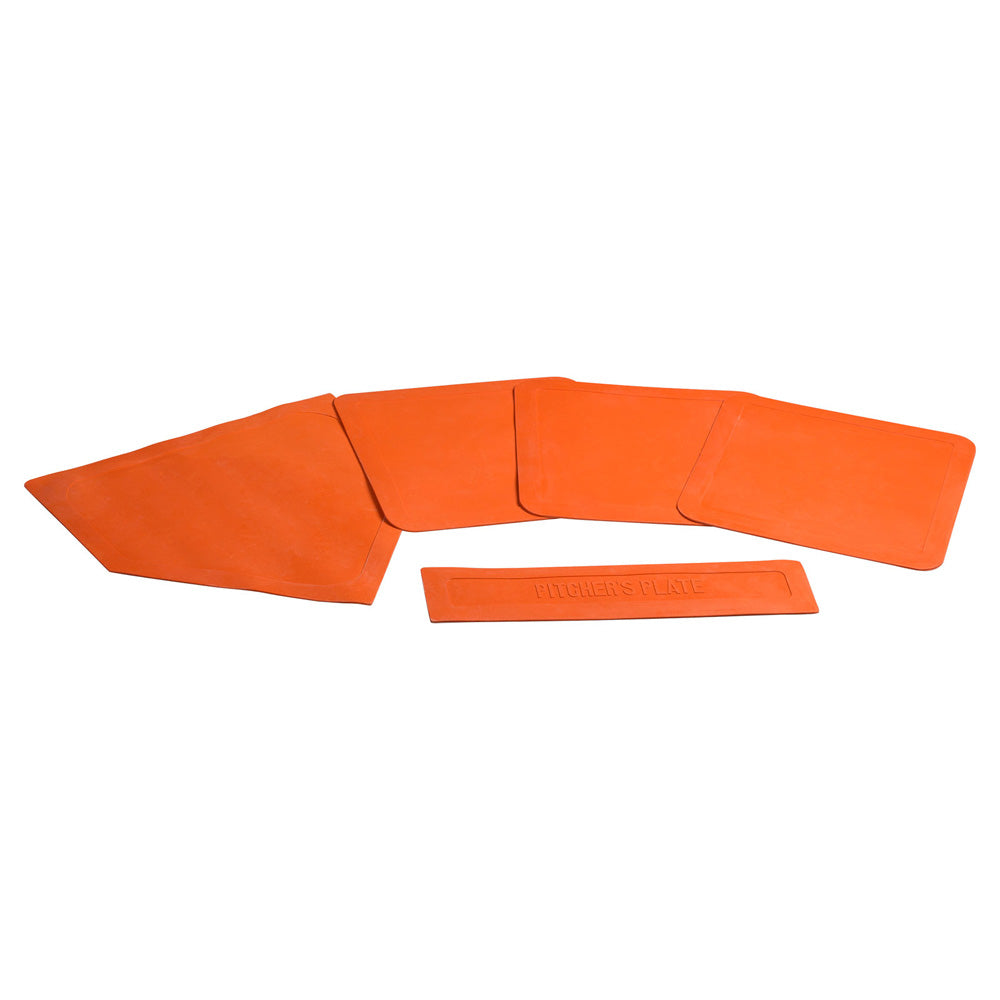 THROW DOWN RUBBER BASES(SET/5) | BASEBALL & SOFTBALL FIELD EQUIPMENT