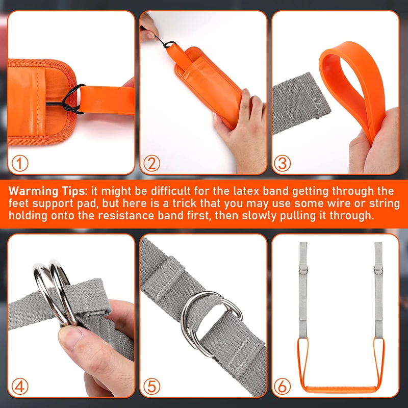 Pull Up Assistance Bands Set, Resistance Strap for Pull Up Assist for Men Women Hanging Training Chin-up Workout Body Stretching