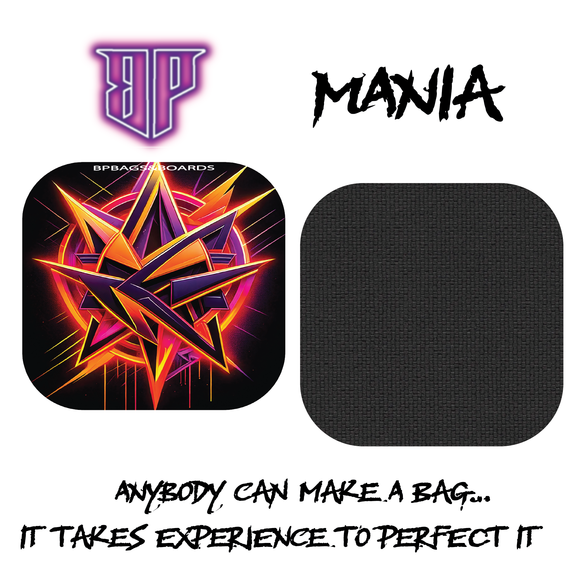 BP Mania Neon Stars Backyard Cornhole Bags