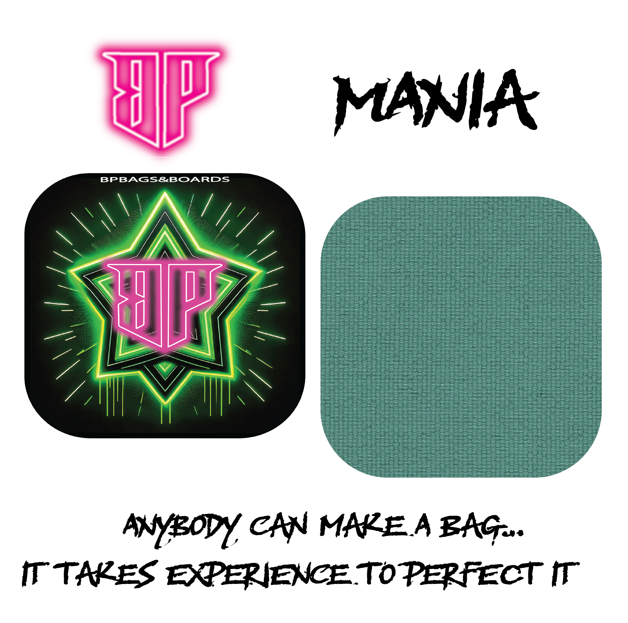 BP Mania Neon Stars Backyard Cornhole Bags