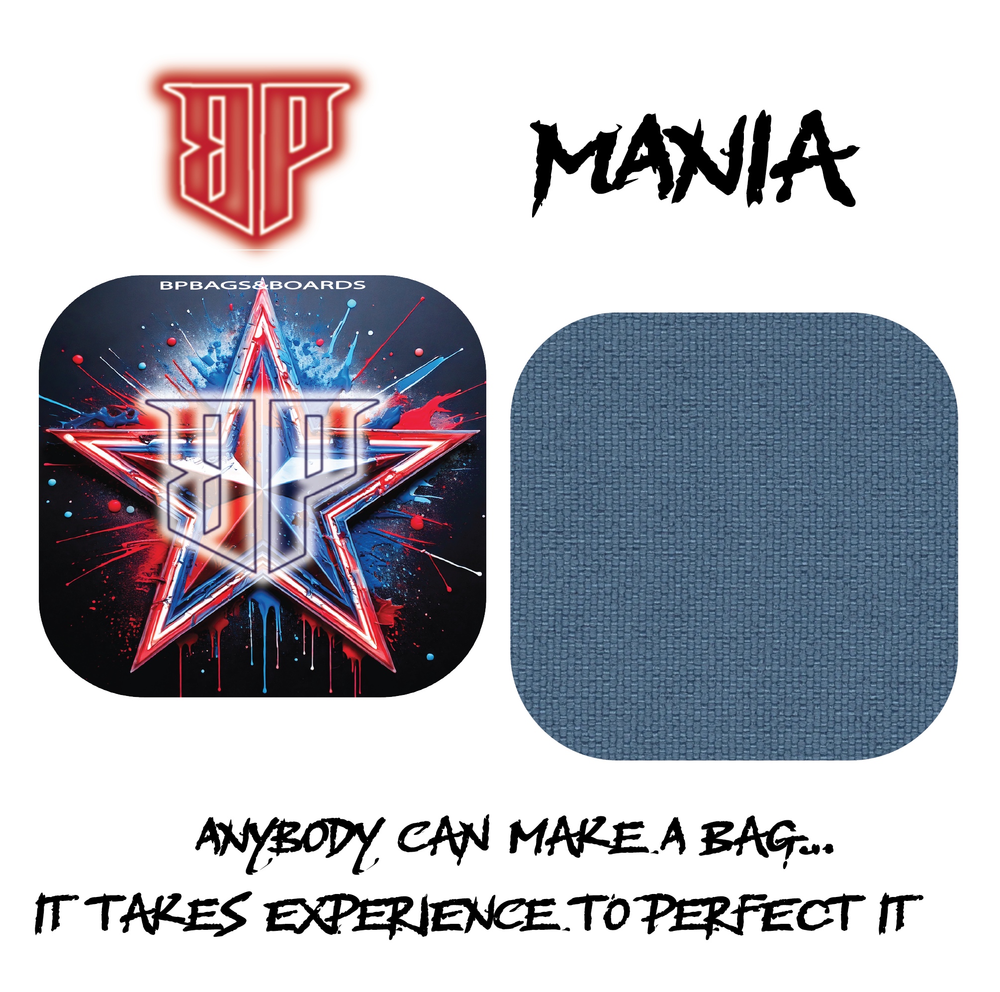 BP Mania Neon Stars Backyard Cornhole Bags