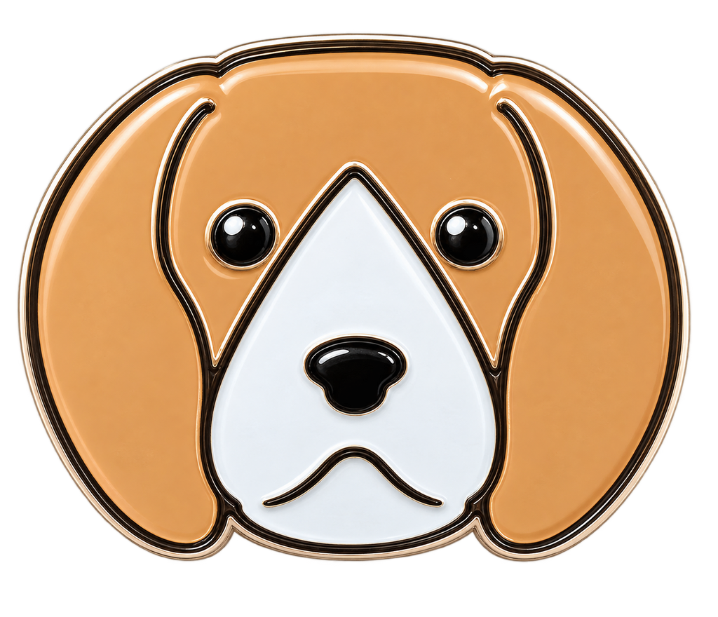 Beagle Dog Crystal Ball Marker & Hat Clip by ReadyGOLF