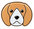 Beagle Dog Crystal Ball Marker & Hat Clip by ReadyGOLF