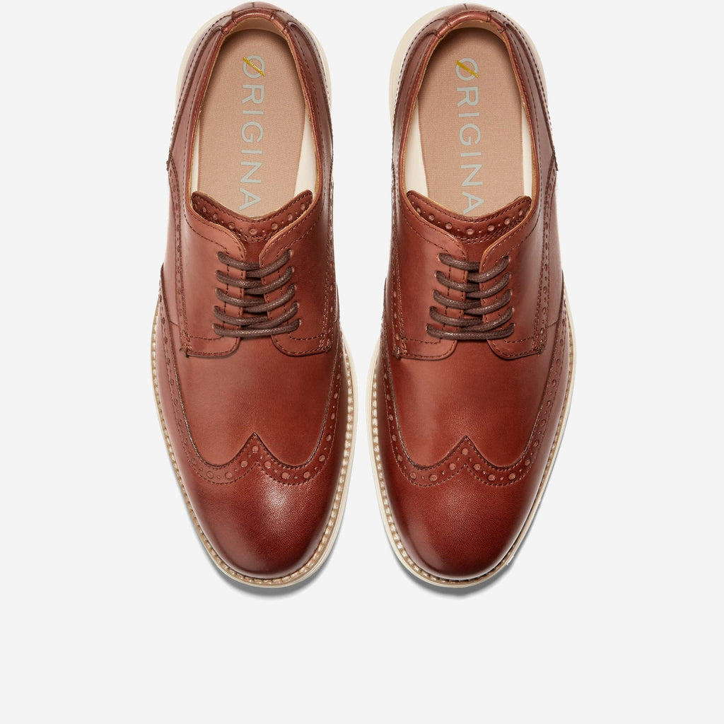 MENS COLE HAAN ORIGINAL GRAND CLASSIC WINGTIP OXFORDS - WIDE WIDTH