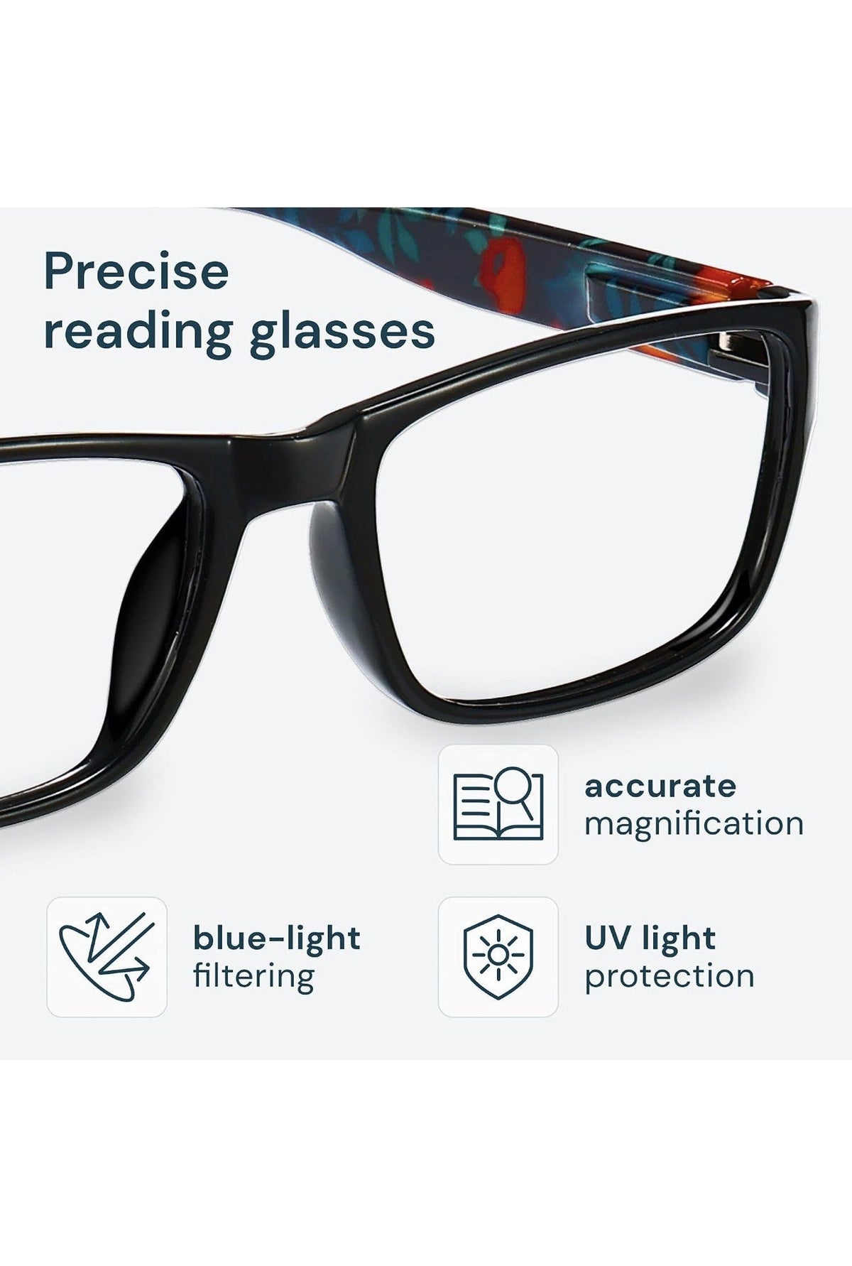 Reading Glasses 5 Pack Plus 1.0 Blue Light Blocking Womens Readers Multi Color