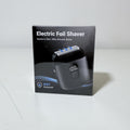 Electric Shaver Rechargeable IPX7 Waterproof LED Display Travel Lock Gray