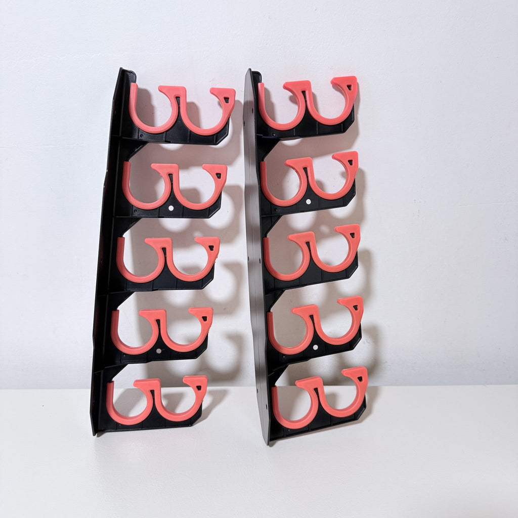 Fishing Rod Rack Wall Ceiling Mount Holds 10 Rods Garage Storage 16.5in