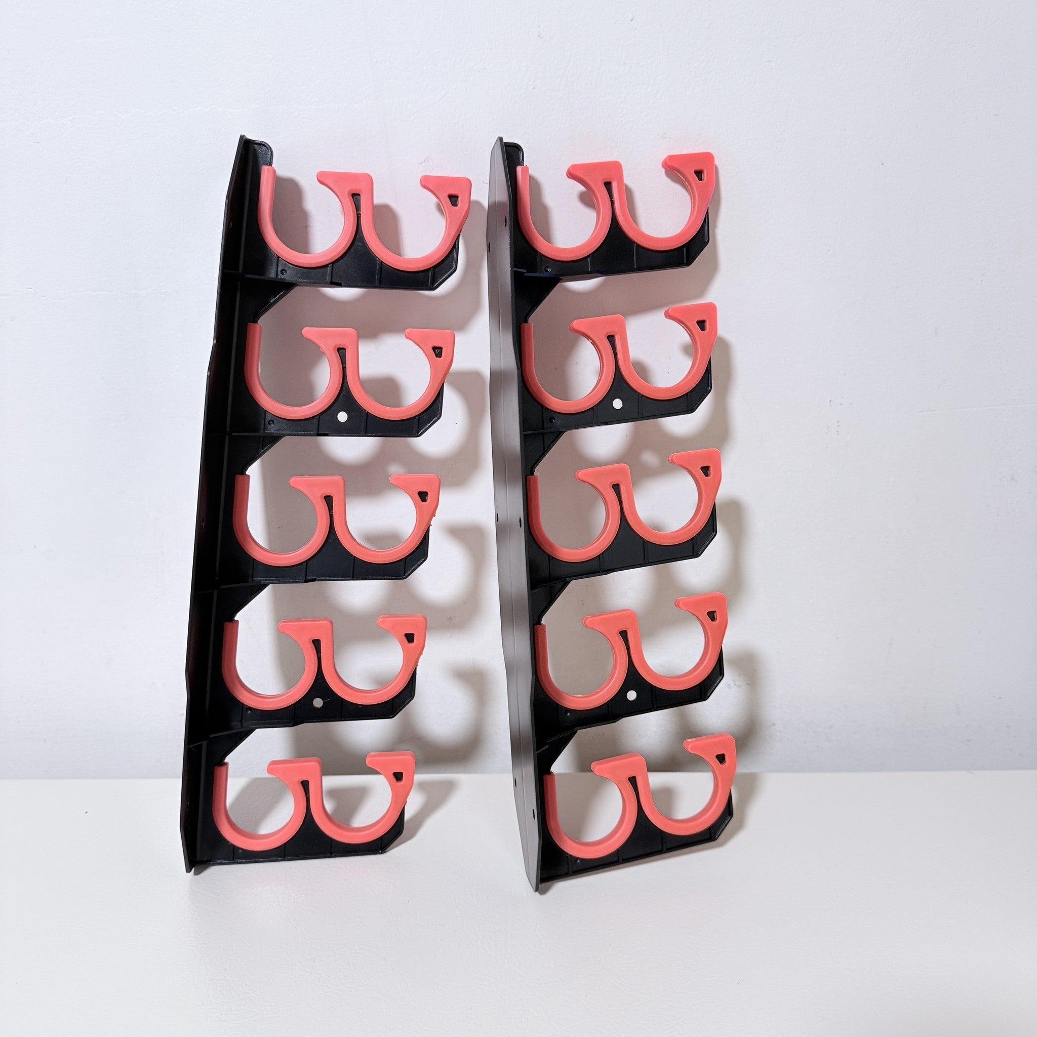 Fishing Rod Rack Wall Ceiling Mount Holds 10 Rods Garage Storage 16.5in
