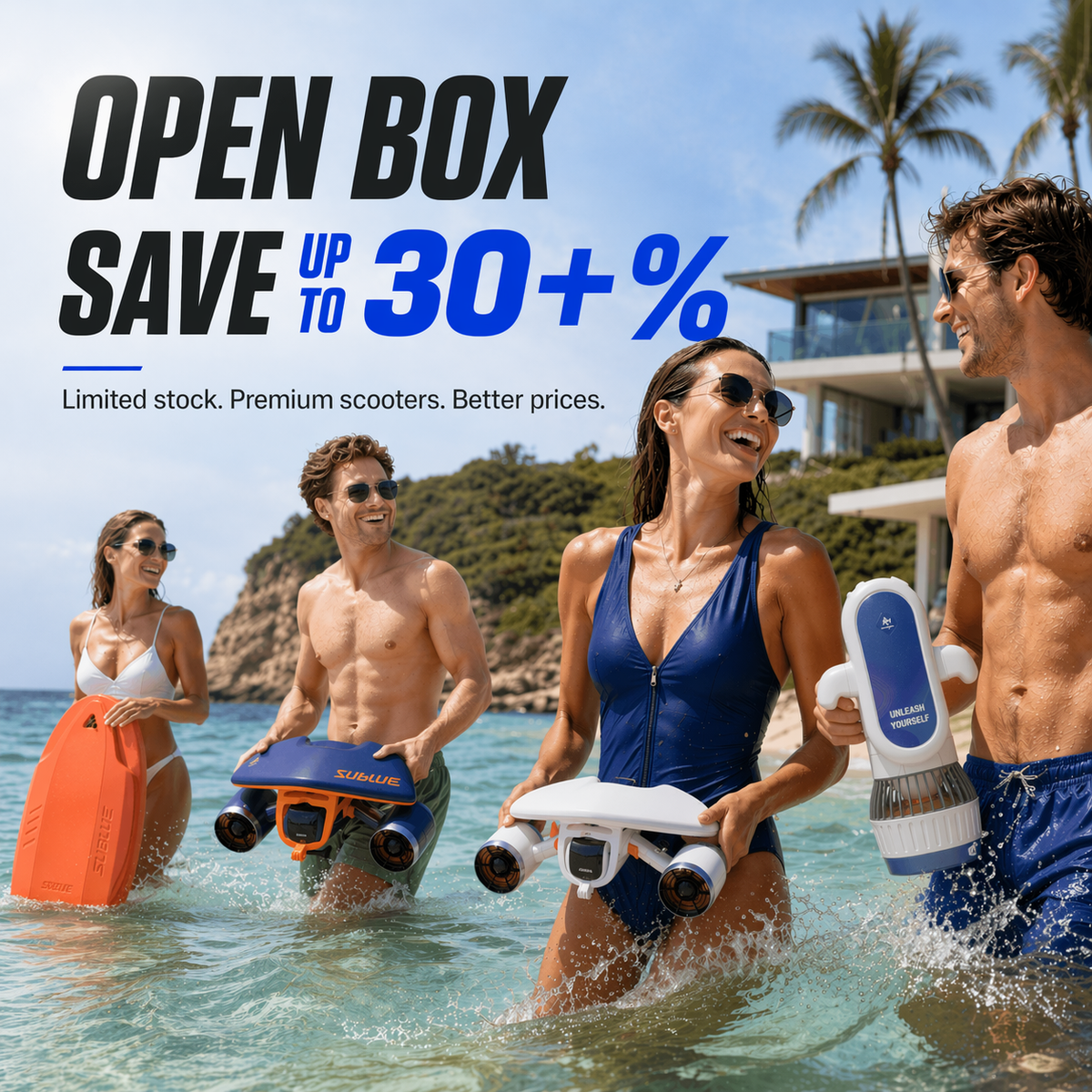 Open Box - Water Glider for Diving and Snorkeling