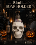 SKULL SOAP HOLDER- 3D PRINTED