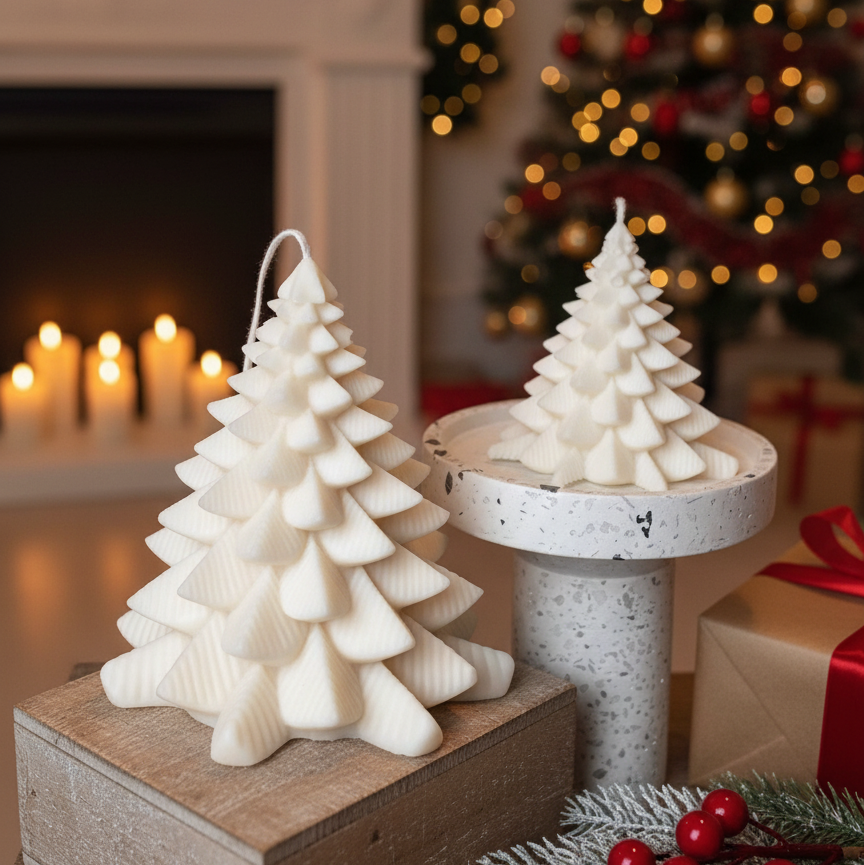 Fir Tree Candle | Soy Candle | Holiday Candle