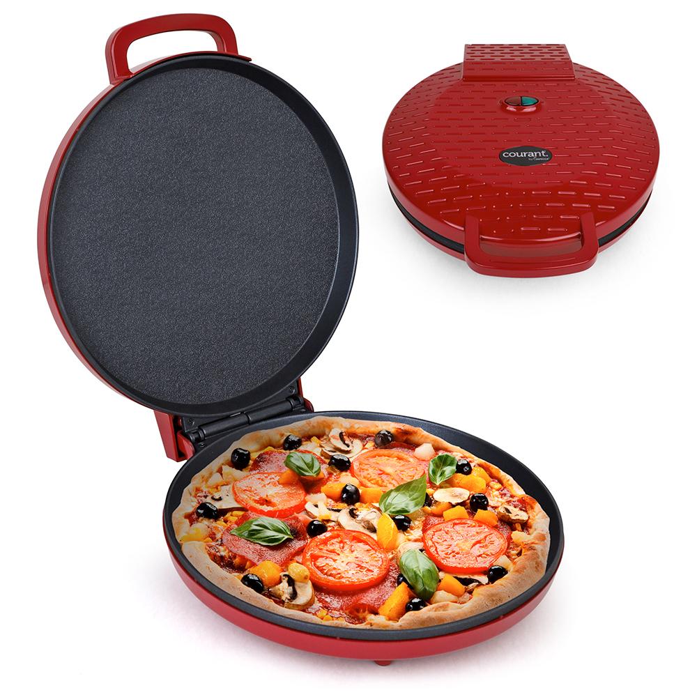 Courant Pizza Maker, Griddle and Oven, Kosher - Red