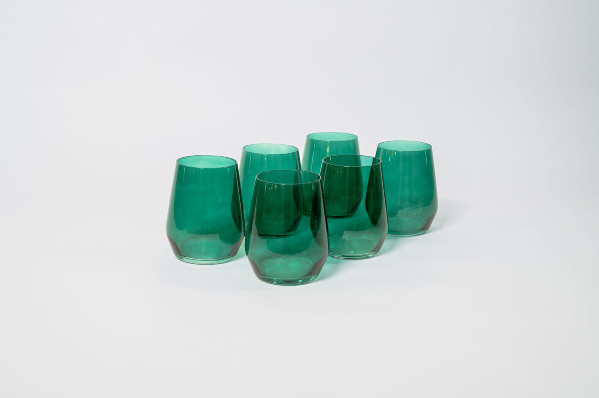 Emerald Green - Colored Wine Glass