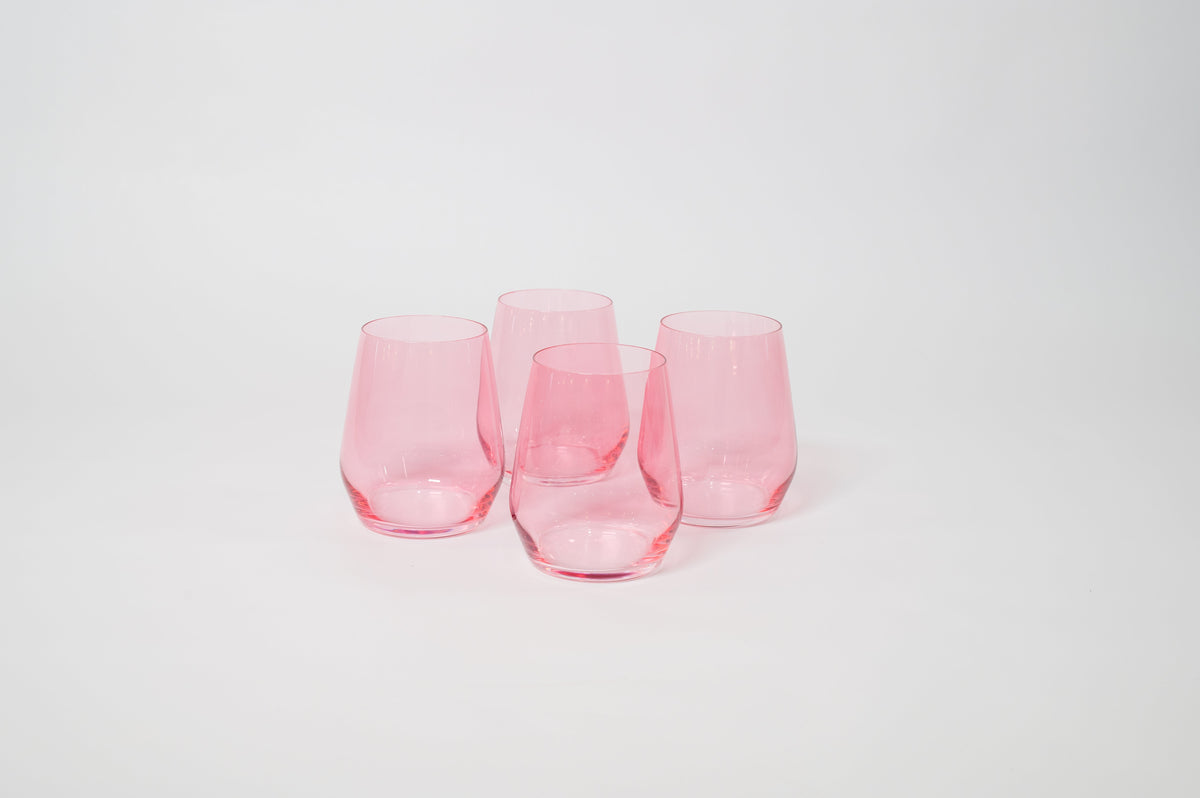 Bubblegum Pink - Colored Wine Glass
