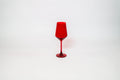 Cherry Red - Colored Wine Glass
