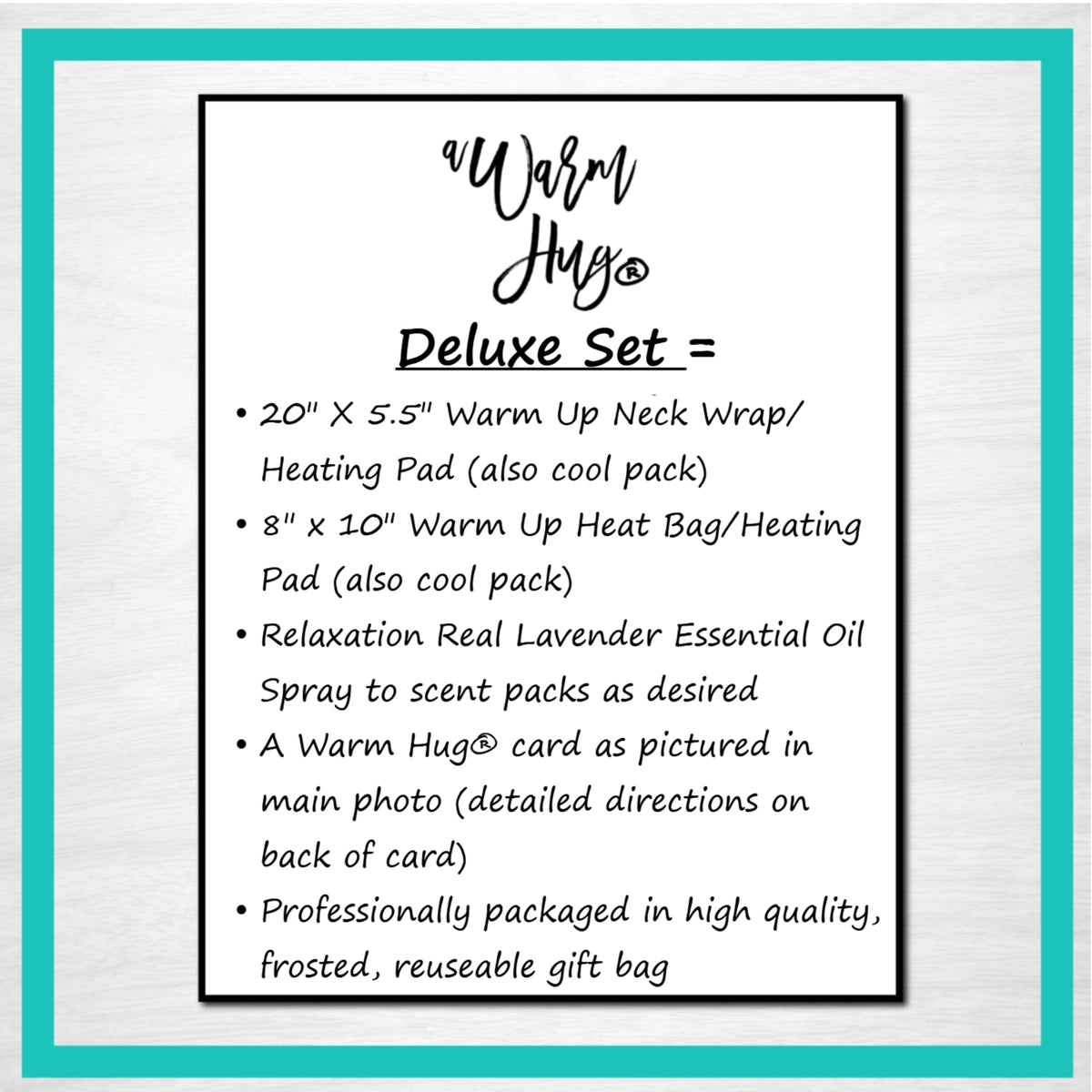 Giving You A Warm Hug,  Generic Unisex Microwave Heating Pads Gift Set, Tan Plaid Fabric