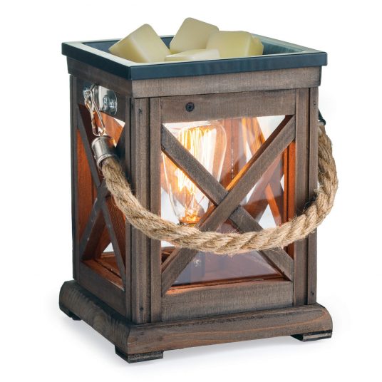 Walnut & Rope Vintage Bulb Illumination Fragrance Warmer