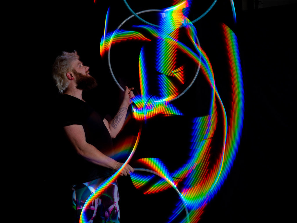 Hoops - Ready to Ship Atomic V LED Hula Hoops