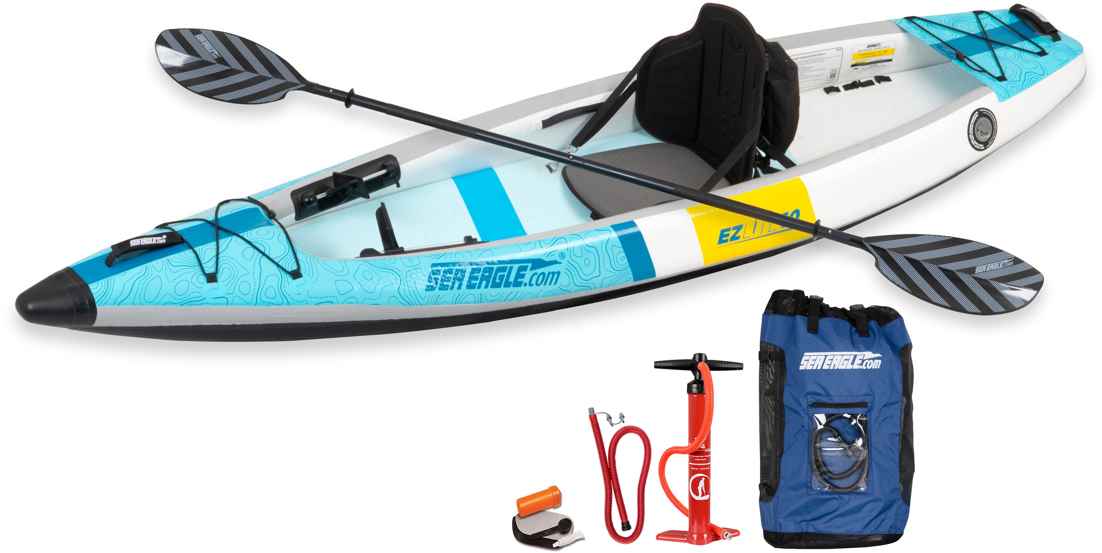 Inflatable Kayak - Pro Carbon Package - EZLite10™