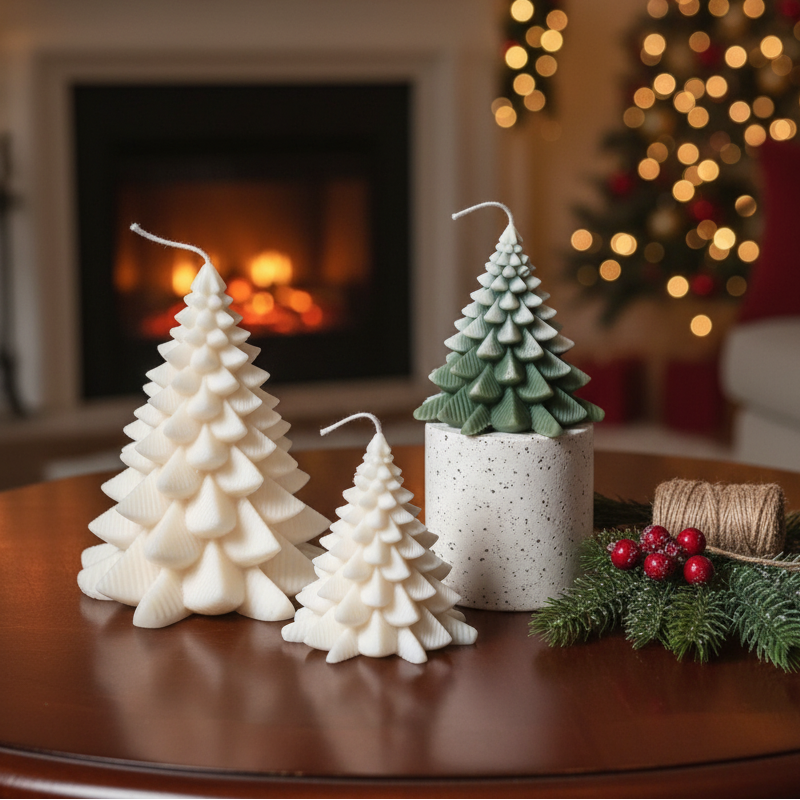 Fir Tree Candle | Soy Candle | Holiday Candle