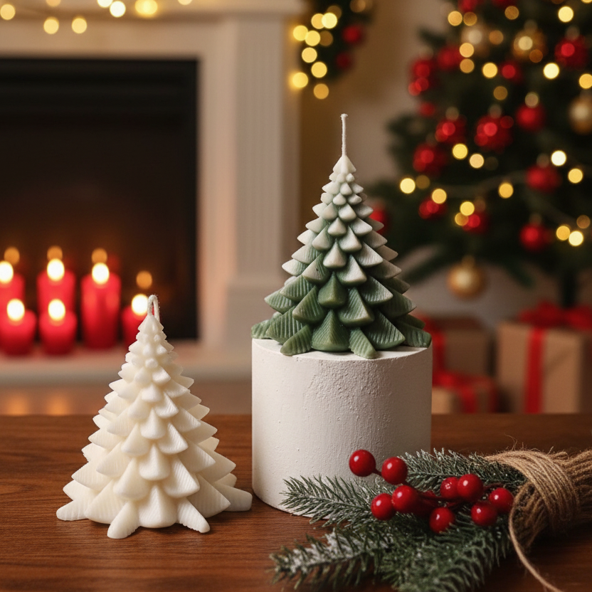 Fir Tree Candle | Soy Candle | Holiday Candle