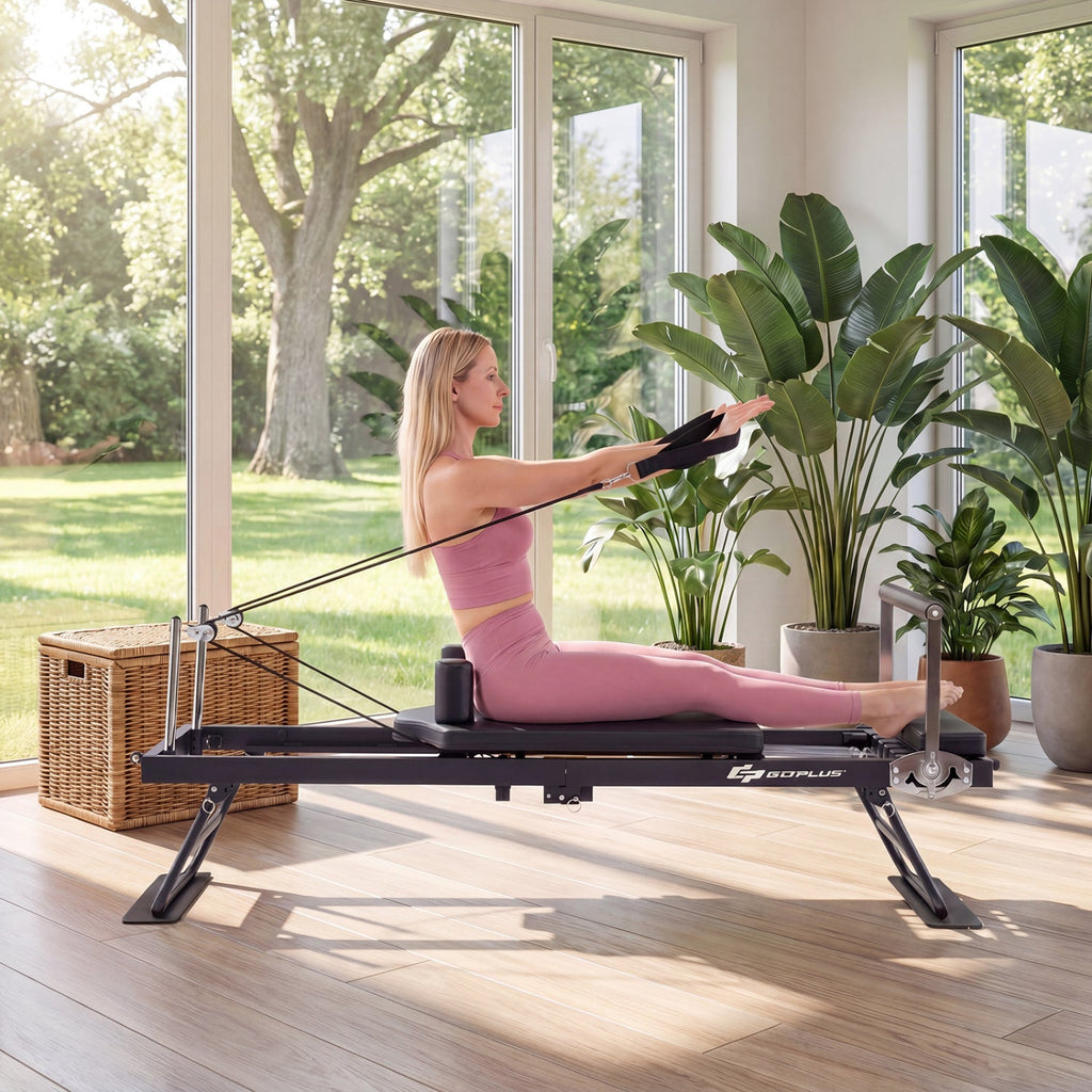Foldable Pilates Reformer Machine for Home Gym Large Pilates Equipment
